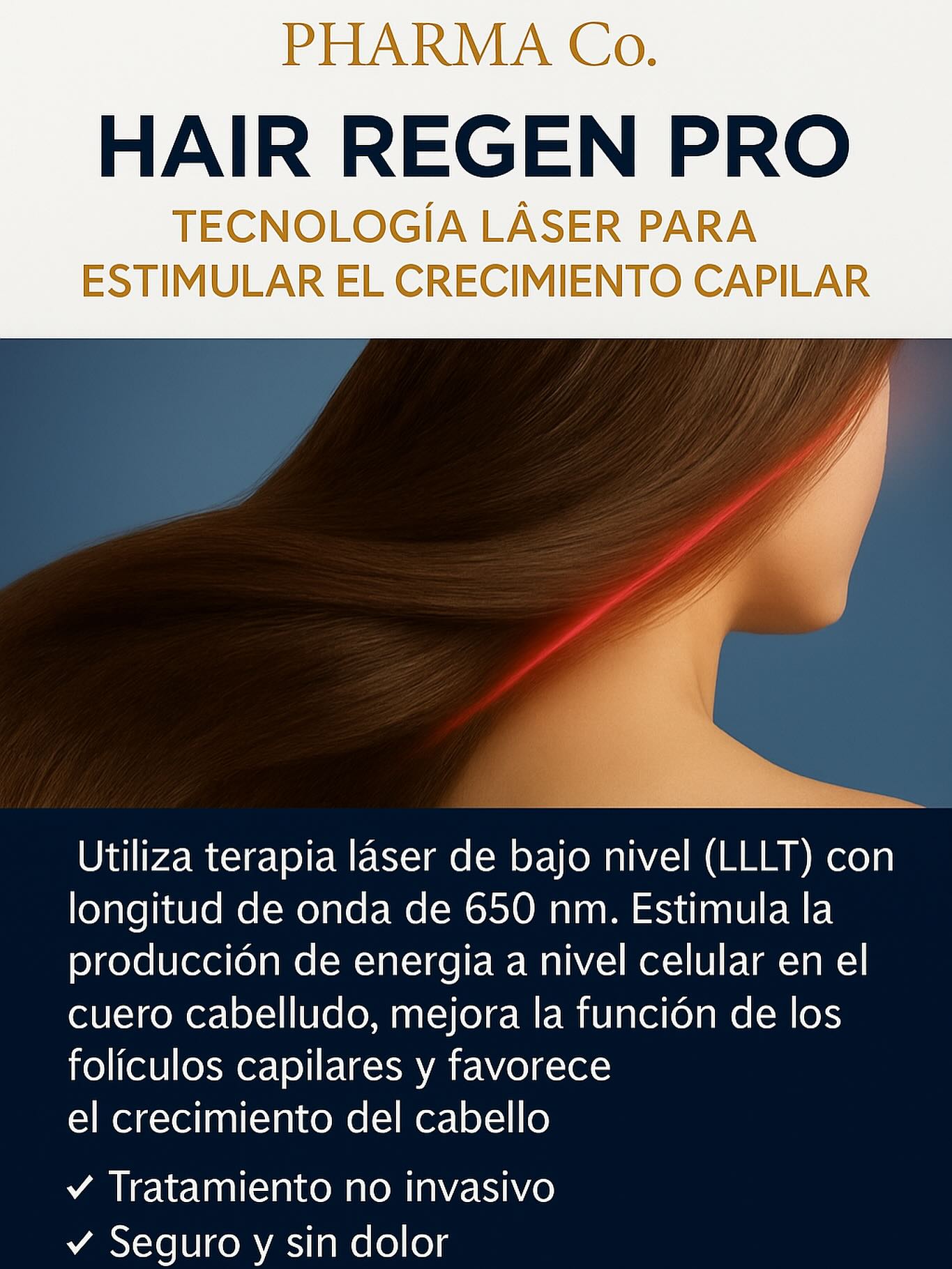 Tecnología láser para estimular el crecimiento capilar